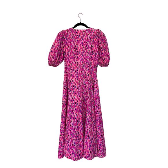 Lilly Pulitzer Women’s Dress Juney Elbow Sleeve Cotton Midi - Picture 6 of 7